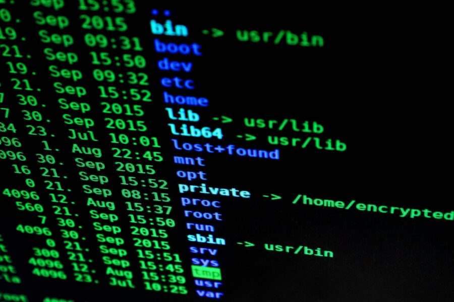 lines of computer code with the word private in the center